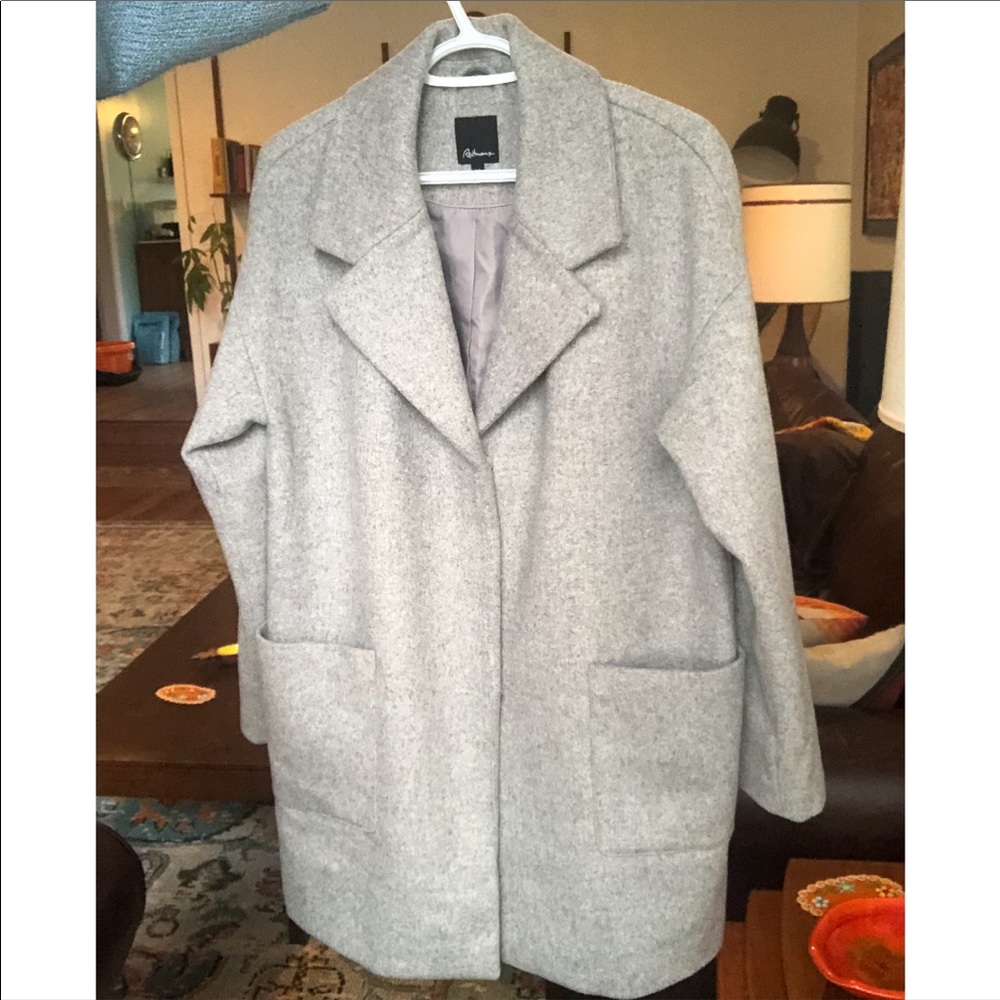 Beautiful Wool Blend Coat Size Large - Picture 3 of 9